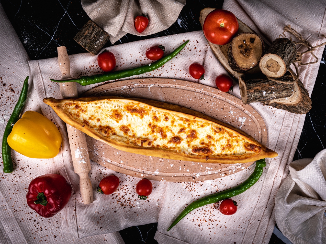 Kaşar Peynirli Pide