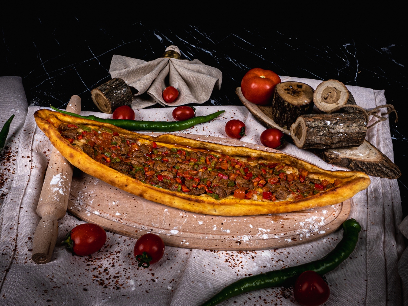 Kavurmalı Pide